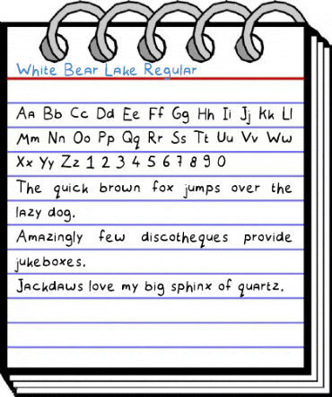 White Bear Lake Regular Font
