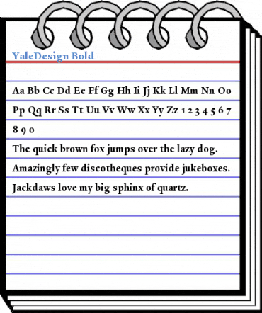 YaleDesign Bold Font