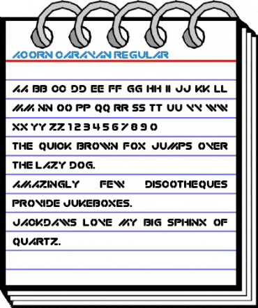 Acorn Caravan Regular Font