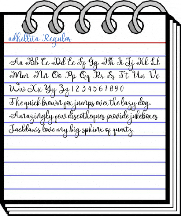 adhellita Regular Font