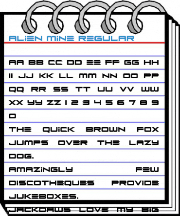 Alien Mine Regular Font