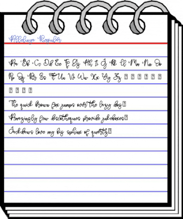 Alleluya Regular Font