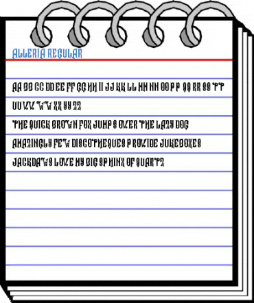 Alleria Regular Font