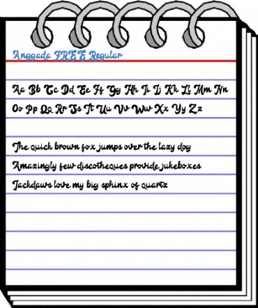 Anggada FREE Regular Font
