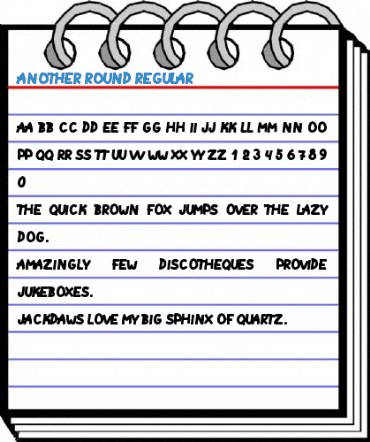 Another Round Regular Font