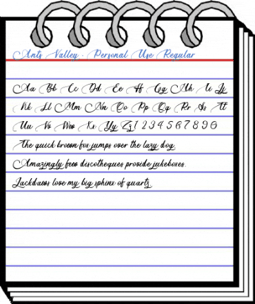 Ants Valley - Personal Use Regular Font