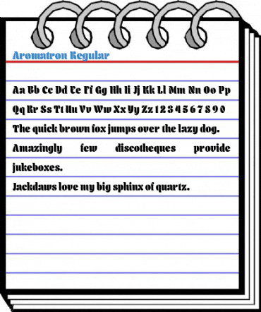 Aromatron Regular Font