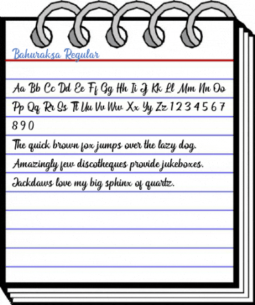Bahuraksa Regular Font