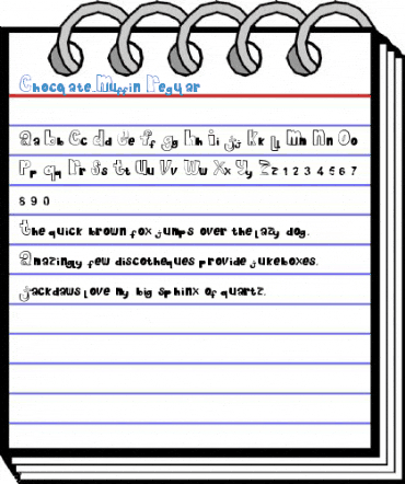 Chocolate_Muffin Regular Font