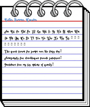 Better Summer Regular Font