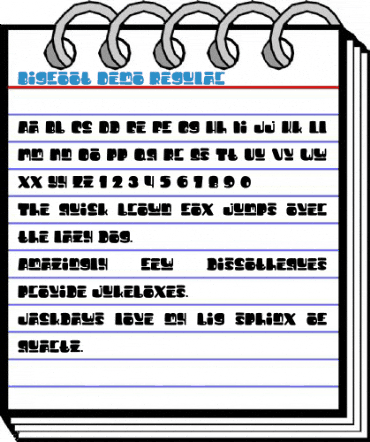 Bigfoot Demo Regular Font
