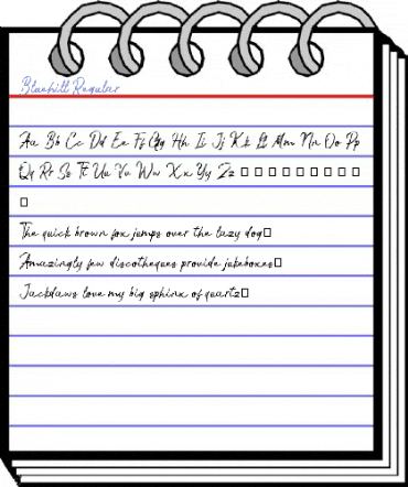 Bluehill Regular Font