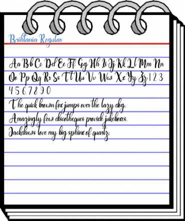 Brihtania Regular Font