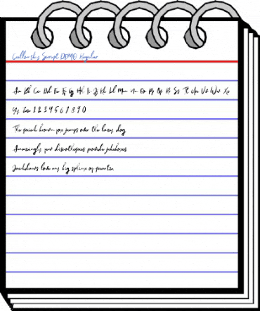 Callonsky Script DEMO Regular Font