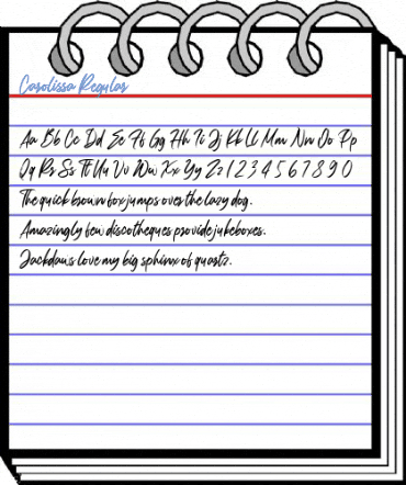 Carolissa Regular Font
