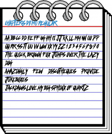 Chapters DEMO Regular Font