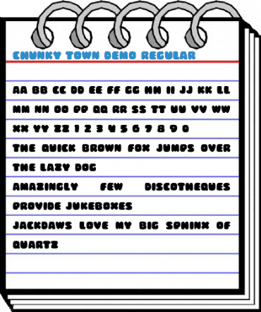 Chunky Town Demo Regular Font