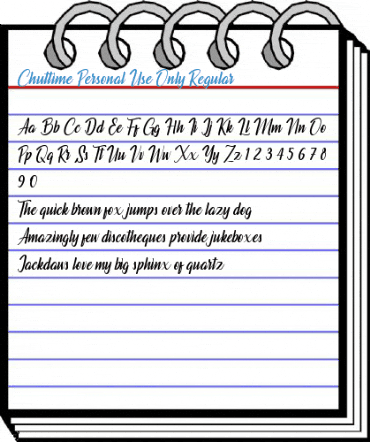 Chuttime Personal Use Only Regular Font