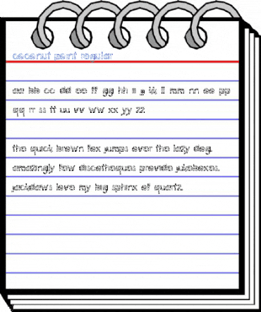 Coconut Point Regular Font