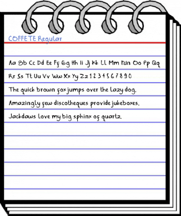 COFFETE Regular Font