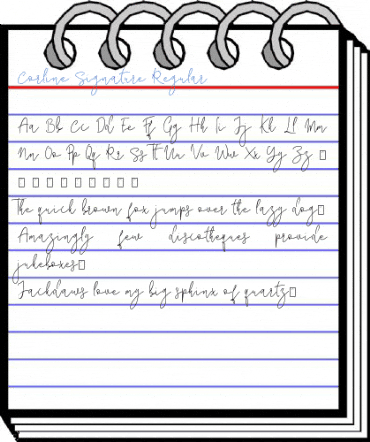 Corline Signature Regular Font