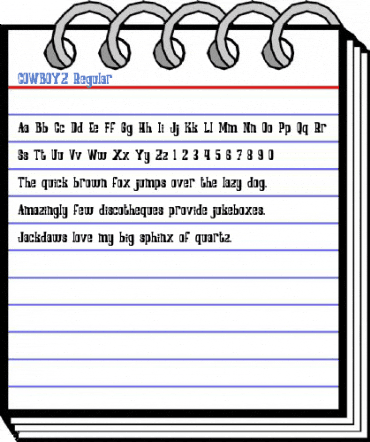 COWBOYZ Regular Font