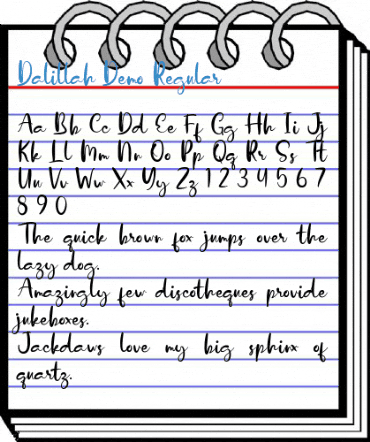 Dalillah Demo Regular Font