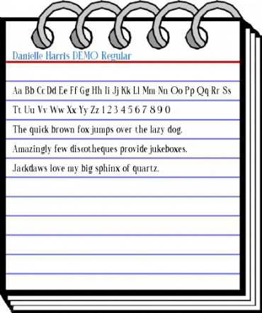 Danielle Harris DEMO Regular Font