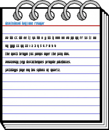 Deathshead Halftone Regular Font