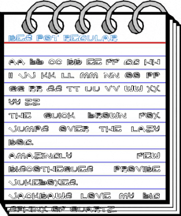 Des Pot Regular Font
