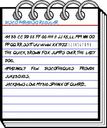 Disco Paradiso Regular Font