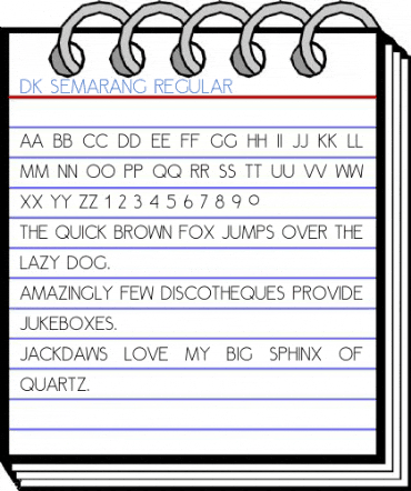 DK Semarang Regular Font