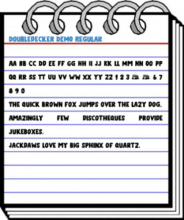 Doubledecker DEMO Regular Font