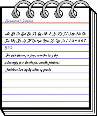 Dreamland Regular Font