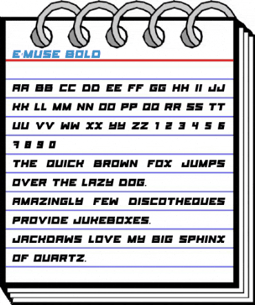 E-Muse Bold Font