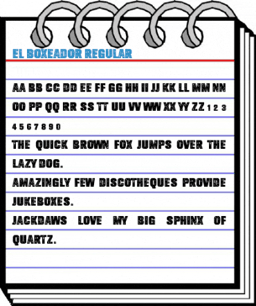 El Boxeador Regular Font