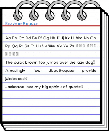 Enzyme Regular Font