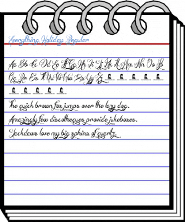 Everything Holiday Regular Font