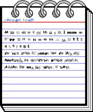 Gadetyper Regular Font