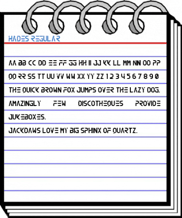 hades Regular Font