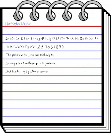 HairStyles Regular Font