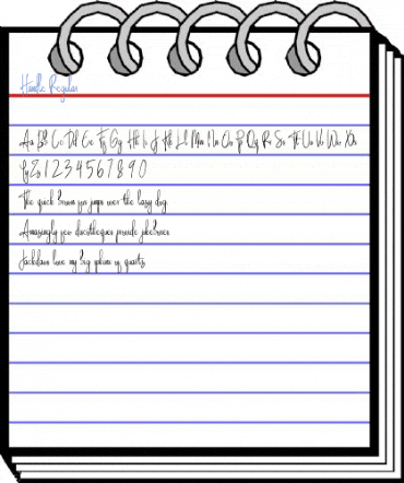 Handle Regular Font