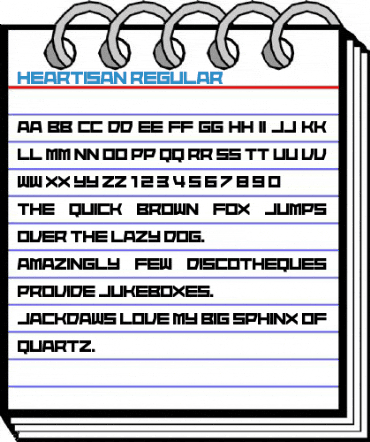 Heartisan Regular Font
