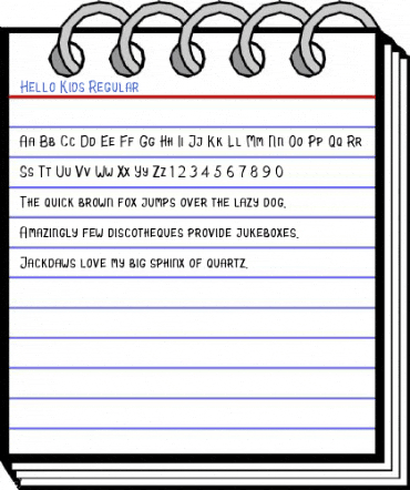 Hello Kids Regular Font