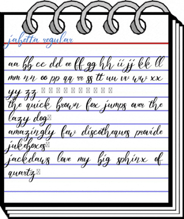 Jabetta Regular Font