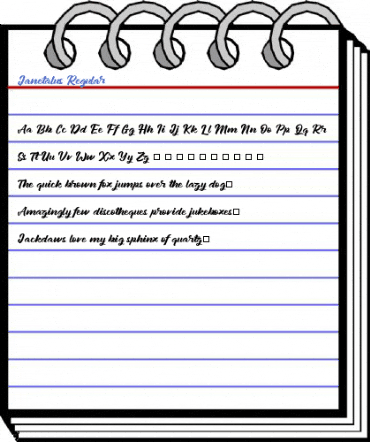 Janetalus Regular Font