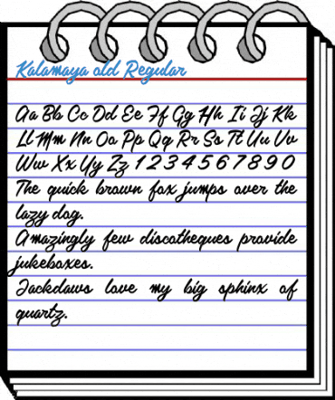 Kalamaya old Regular Font