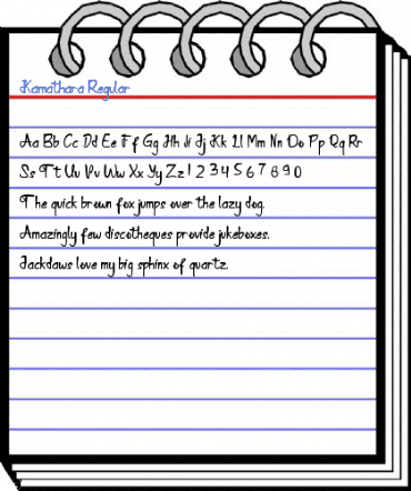 Kamathara Regular Font