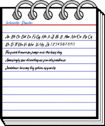 Lastwinter Regular Font