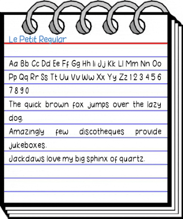 Le Petit Regular Font